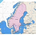 C-MAP REVEAL Внутренние районы Скандинавии (M-EN-Y580-MS)