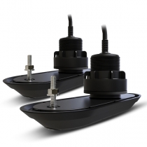 Raymarine Pack of RV-312 RealVision 3D Plastic Thru Hull Txds, Port &Starboard12°, Direct connect to AXIOM (2 x 2m, Y-cable and 8m extension cable)