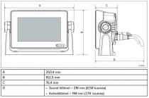 Raymarine AXIOM+ 7, Multi-function 7" Display E70634