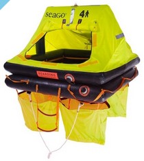Модель спасательного плота ISO 9650-2 для 4 человек Seago Sea Cruiser
