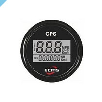 Цифровой GPS-спидометр ECMS 52 мм, черный