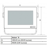 Raymarine AXIOM+ 9, Multi-function 9" Display E70636
