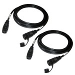Dual 10-ft 12 Pin Transducer Extension Cables Lowrance 000-12752-001