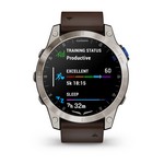 D2 Mach 1 Pro - Aviator smartwatch with ventilated titanium bracelet Garmin 010-02804-81